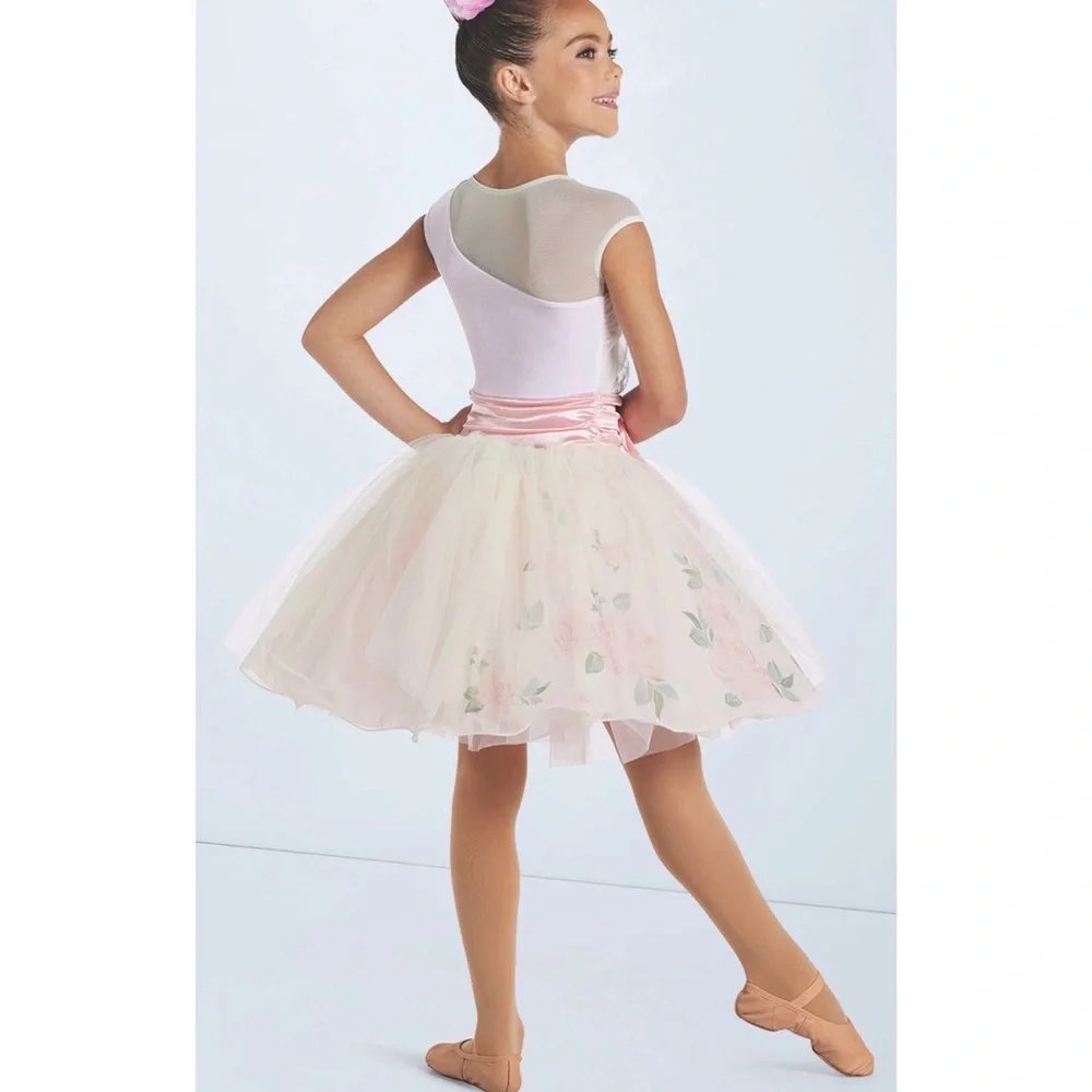 Weissman There’s A Place For Us Ballet Tutu MC Purple Floral Costume